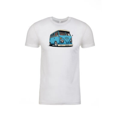 Coral Sea Seafood and Takeaways Kombi Van - Mens Fitted Cotton Tee Thumbnail